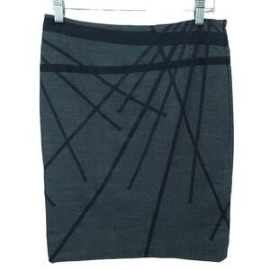 Akris Blue Abstract Mini Skirt